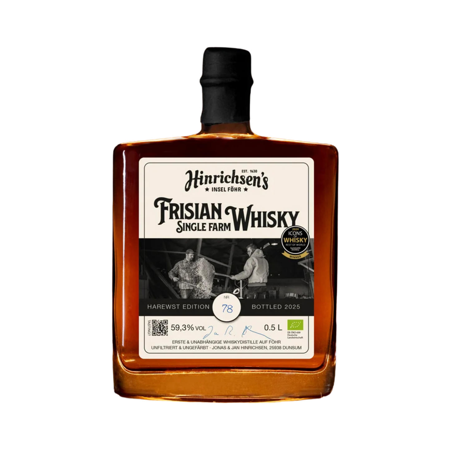 Frisian Single Farm Whisky Harewst Edition 2025 59,3 % vol. 500 ml