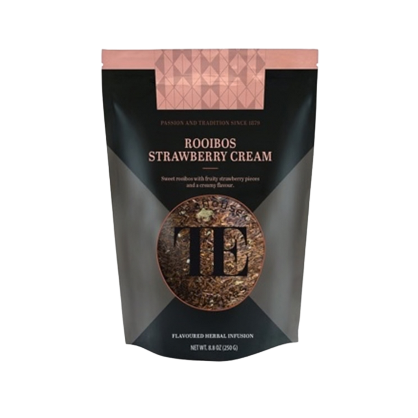 TEAHOUSE Luxury Loose Tea Rooibos Strawberry Cream 250g Rooibos Tee 250 ml Premium Loose Tea