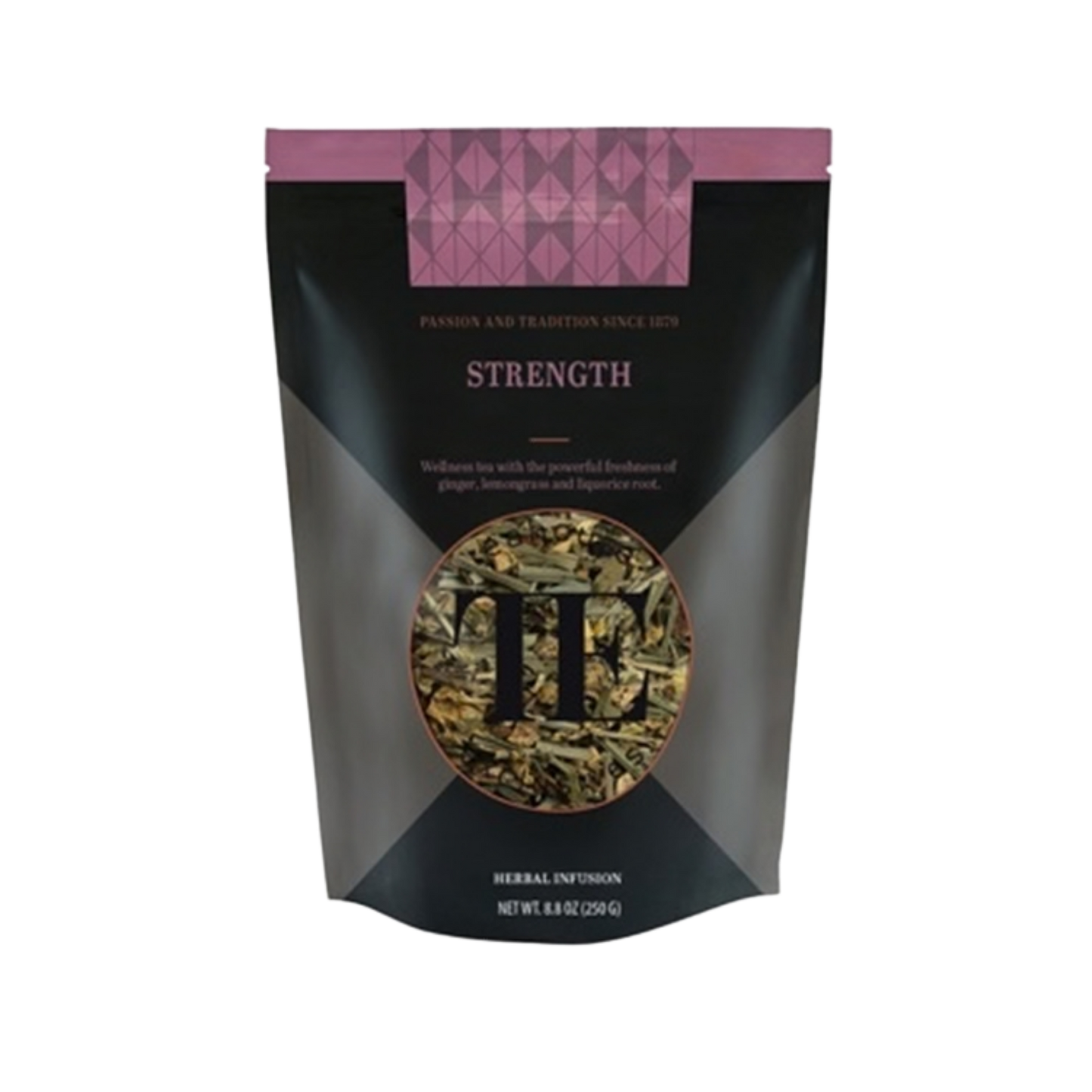 TEAHOUSE Luxury Loose Tea Strength 250 g – würziger Kräutertee mit Ingwer