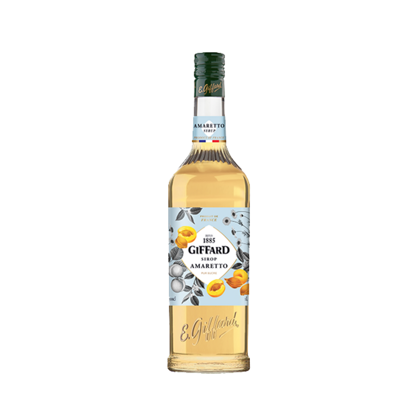 Giffard Amaretto Sirup Premium 1000 ml – Mandel Barsirup für Cocktails & Kaffeespezialitäten