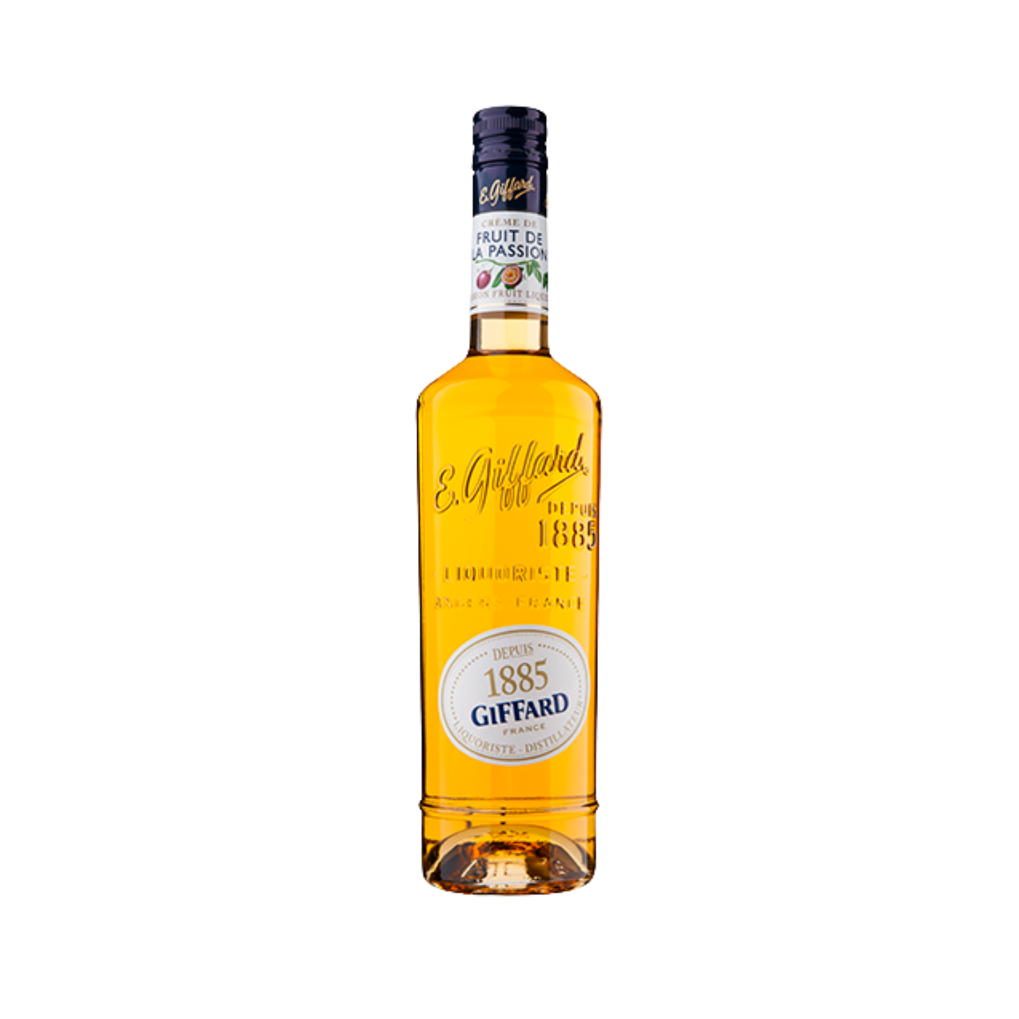 Giffard Crème de Passion Likör 16 % vol. 700 ml – Exotischer Maracuja Likör für Drinks