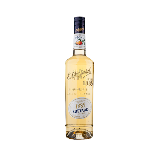 Giffard Crème de Pêche Pfirsichlikör 16 % vol. 1 L – Aromatischer Cocktail Likör