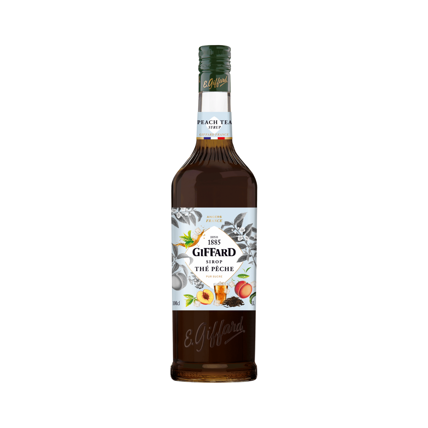 giffard-the-peche-sirup-1l-flasche