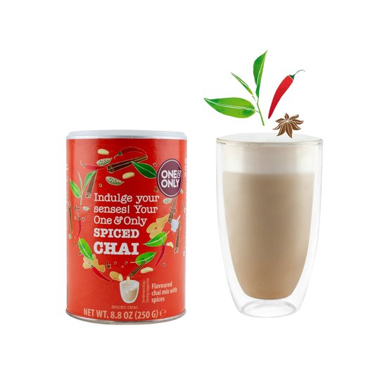 One&Only Spiced Chai Pulver – Würziger Chai Latte Mix 250 g