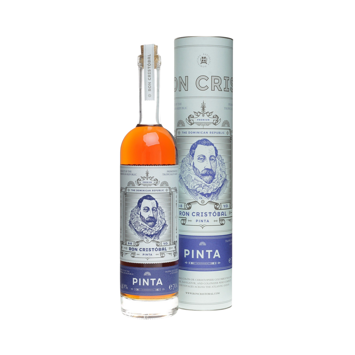 Ron Cristóbal Pinta Rum 40% 700 ml – Dominikanischer Premium Rum