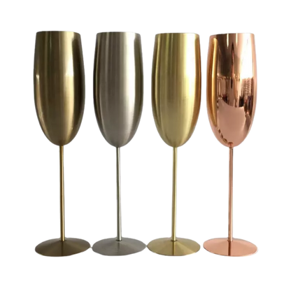 Sektglas Edelstahl 250 ml – Trinkglas