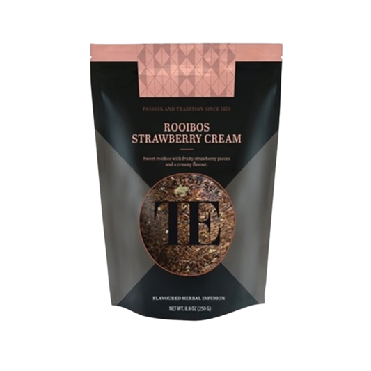 TEAHOUSE Luxury Loose Tea Rooibos Strawberry Cream 250g Rooibos Tee 250 ml Premium Loose Tea