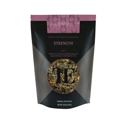 TEAHOUSE Luxury Loose Tea Strength 250 g – würziger Kräutertee mit Ingwer